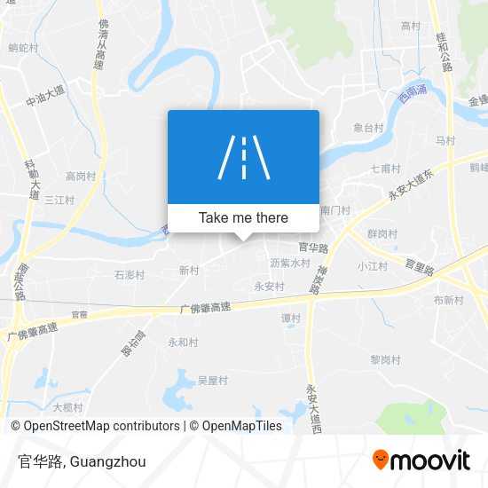 官华路 map