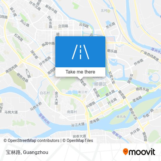 宝林路 map