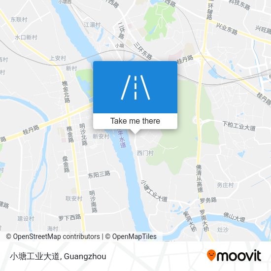 小塘工业大道 map