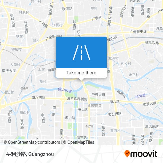 岳利沙路 map