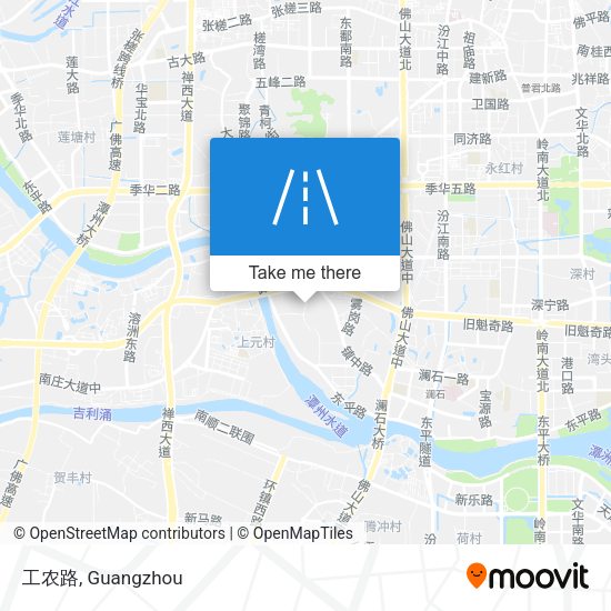 工农路 map