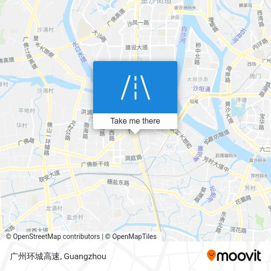 广州环城高速 map