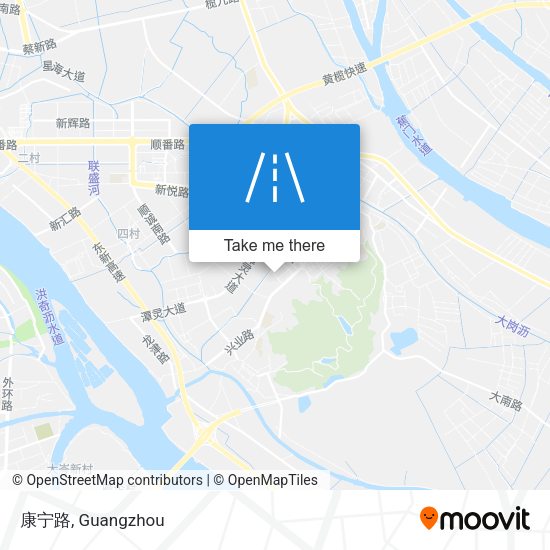 康宁路 map