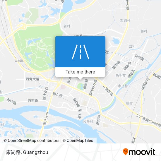 康岗路 map