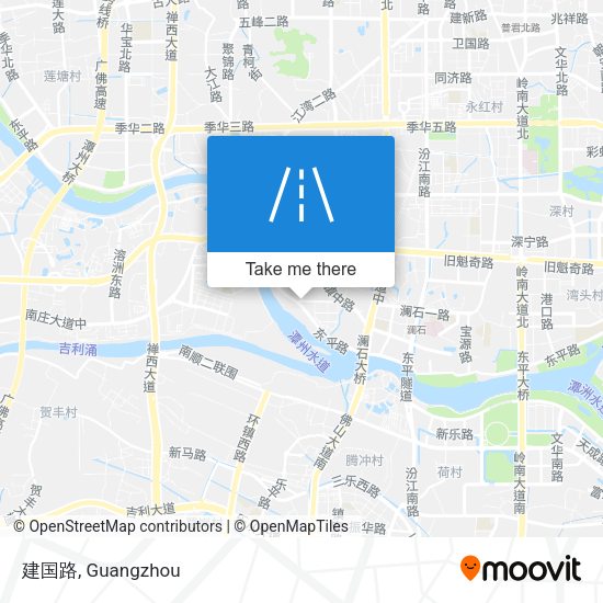 建国路 map