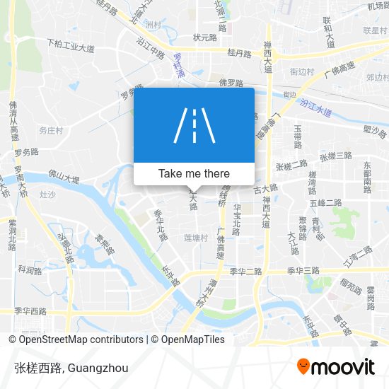 张槎西路 map
