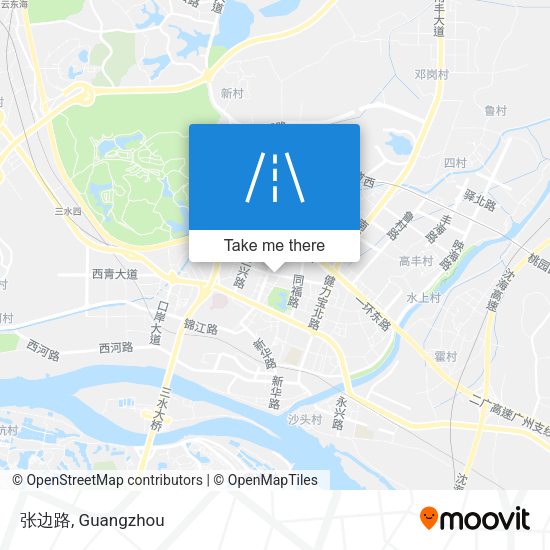 张边路 map