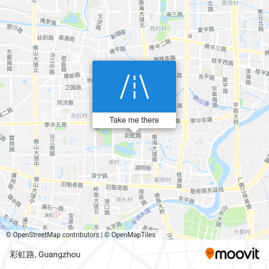 彩虹路 map