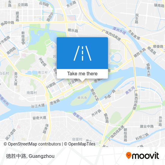 德胜中路 map
