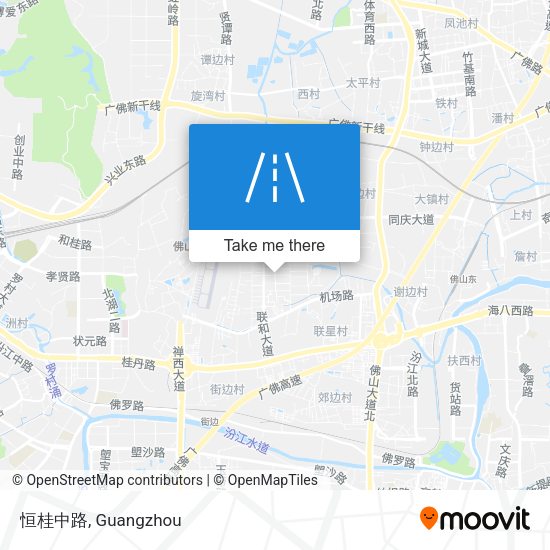 恒桂中路 map
