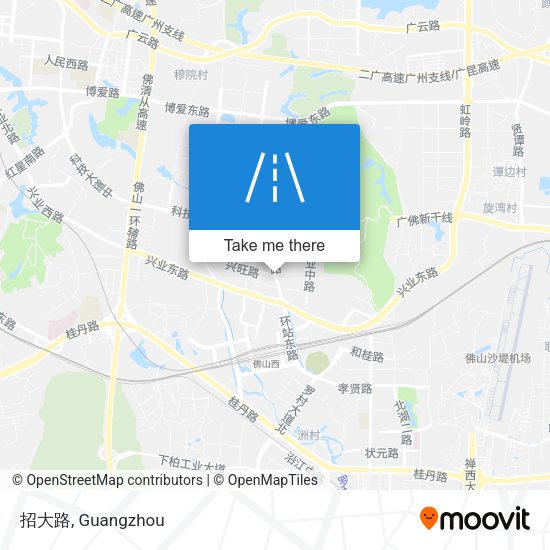 招大路 map