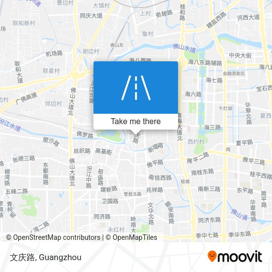 文庆路 map