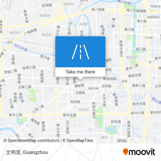 文明里 map