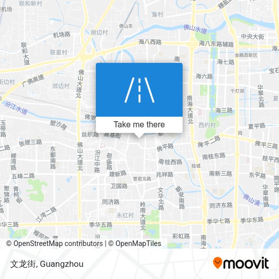 文龙街 map
