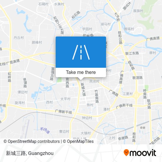 新城三路 map