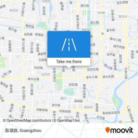 新塘路 map