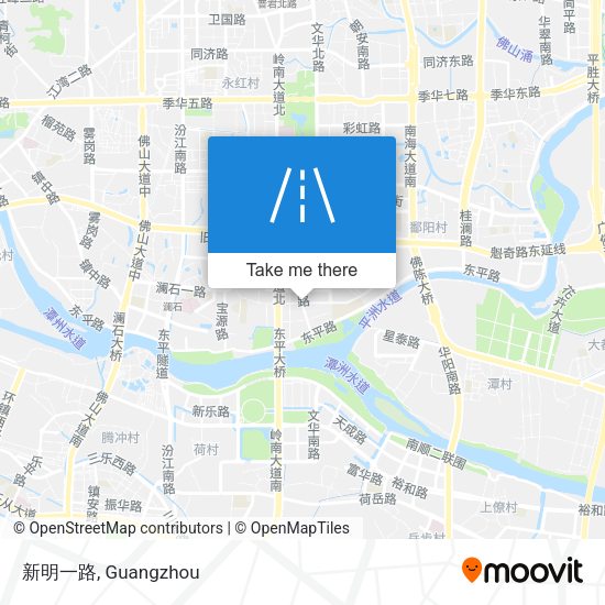 新明一路 map