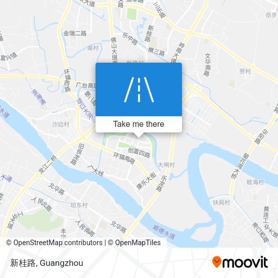 新桂路 map