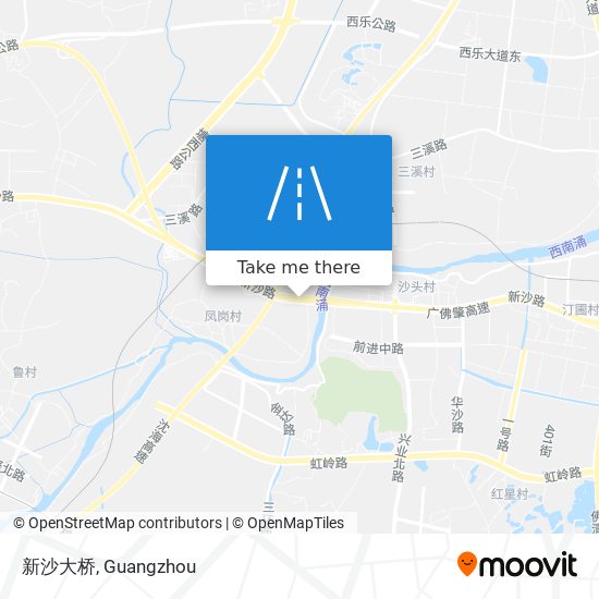 新沙大桥 map