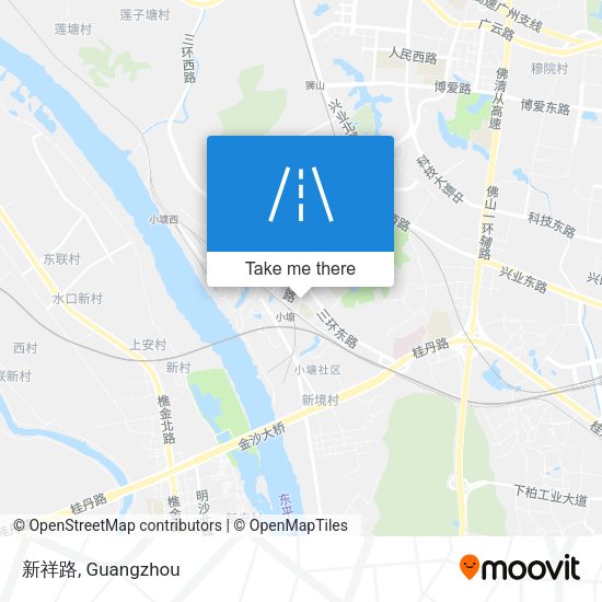 新祥路 map