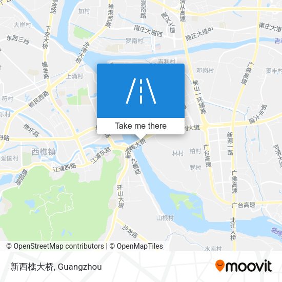 新西樵大桥 map