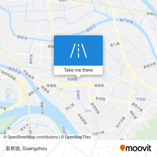 新辉路 map