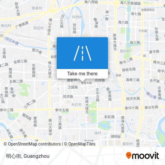 明心街 map