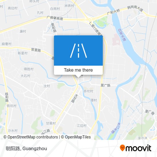 朝阳路 map