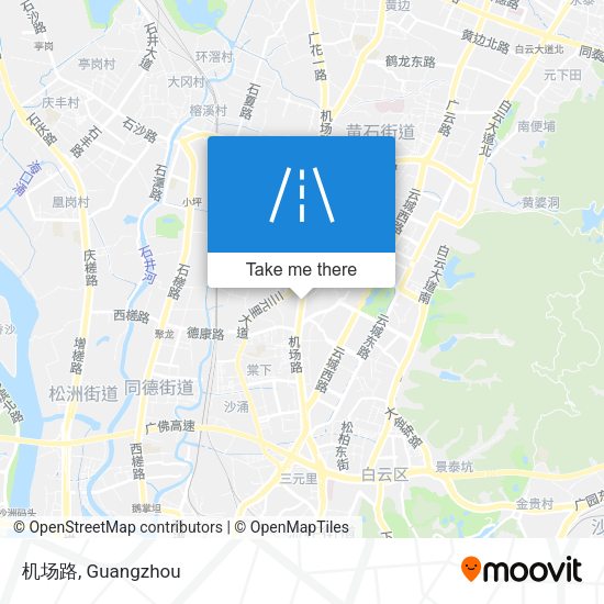 机场路 map