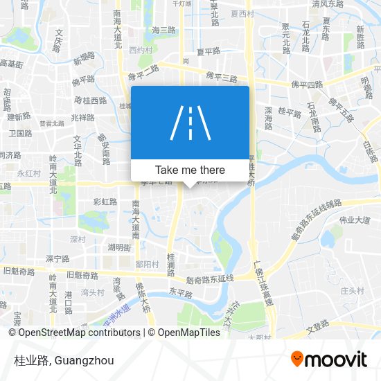 桂业路 map