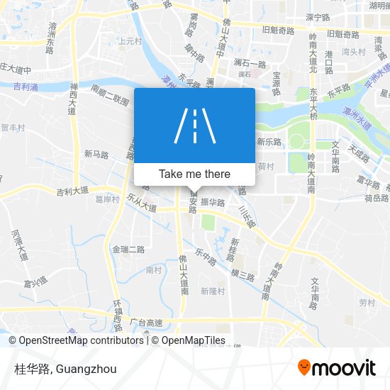 桂华路 map