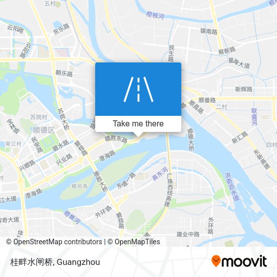 桂畔水闸桥 map