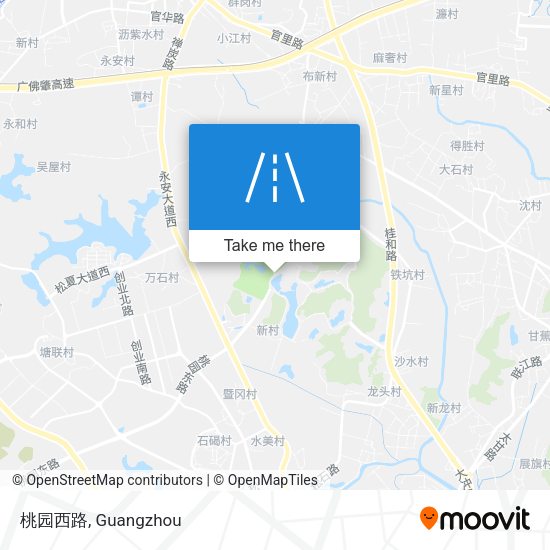 桃园西路 map