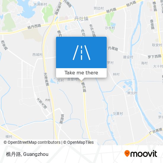 樵丹路 map