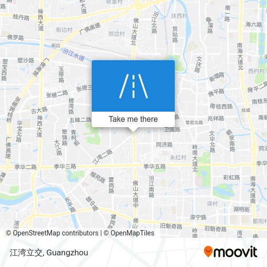 江湾立交 map