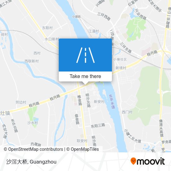沙滘大桥 map