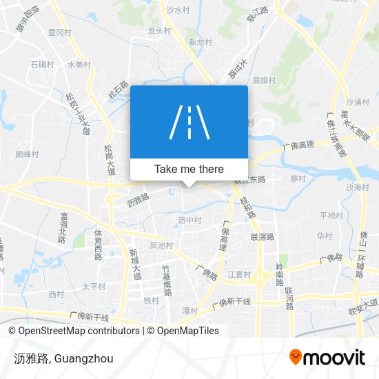 沥雅路 map