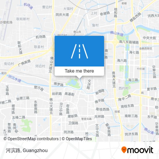 河滨路 map