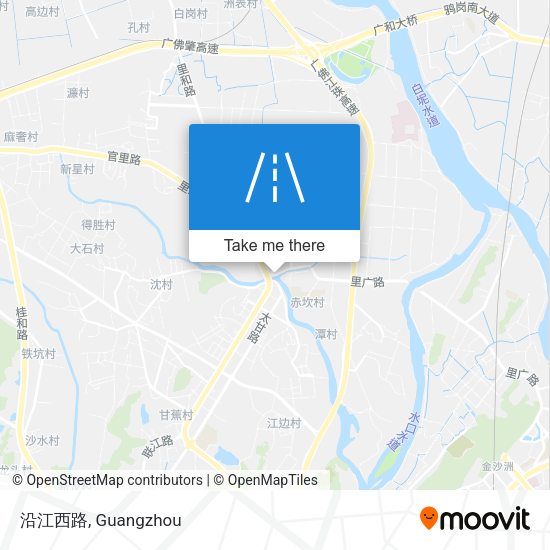 沿江西路 map