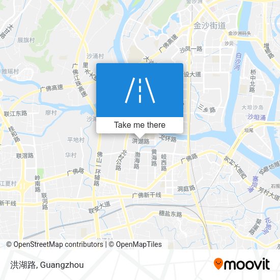 洪湖路 map