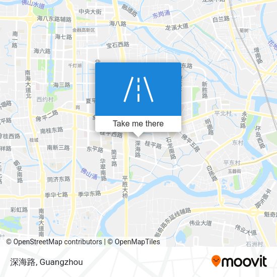 深海路 map