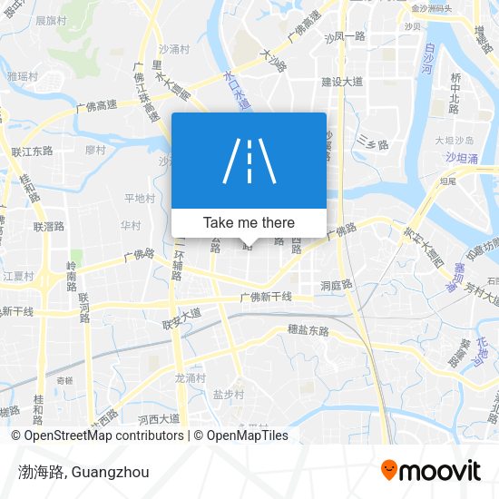 渤海路 map
