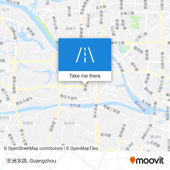 溶洲东路 map