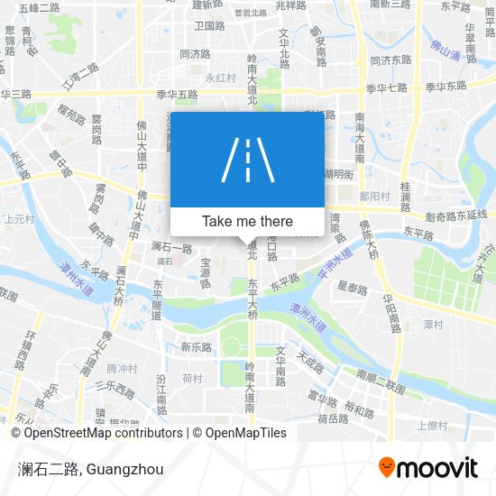 澜石二路 map