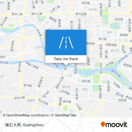 澜石大桥 map