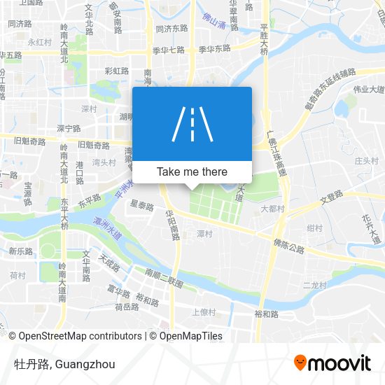 牡丹路 map