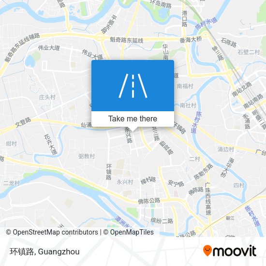 环镇路 map