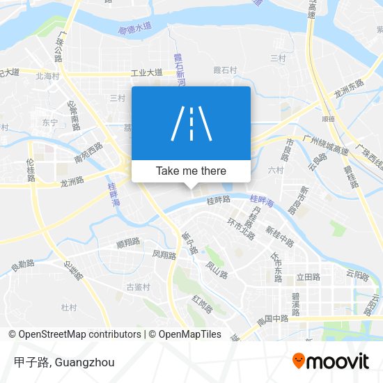甲子路 map