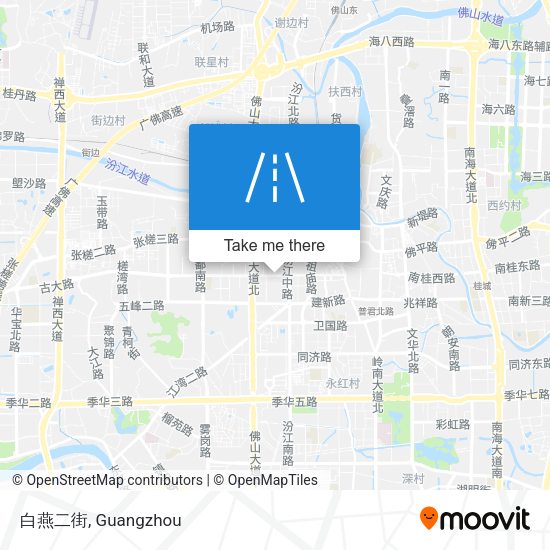 白燕二街 map