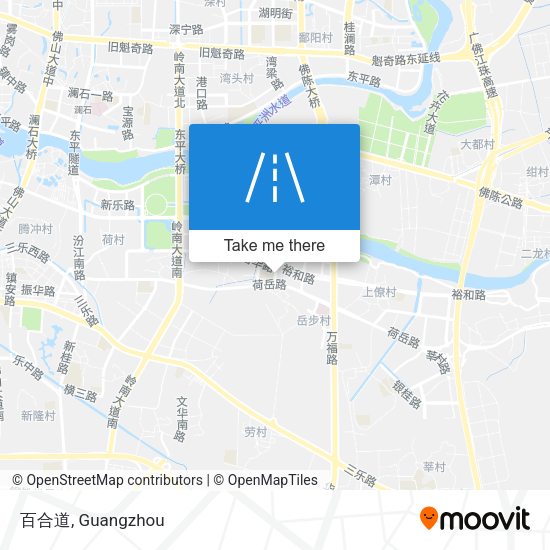 百合道 map